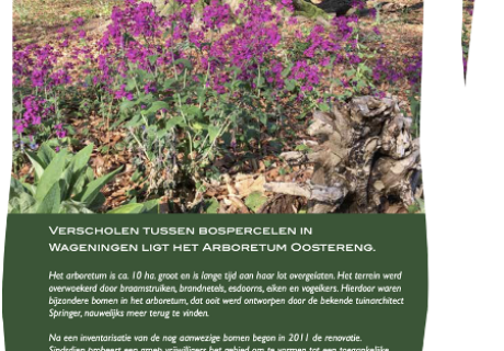 Gereedschap voor Arboretum Oostereng